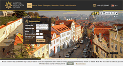 Desktop Screenshot of hotelgoldenstar.cz